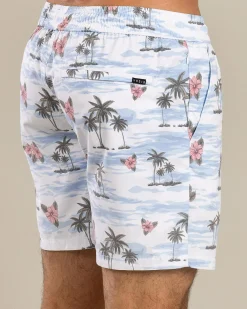 Floretta Elastic Waist Board Shorts Shorts & Bottoms