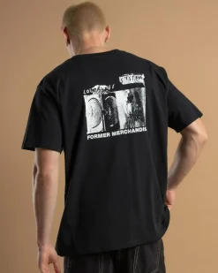 Tops & T-Shirts*Former Flourish T-Shirt Black