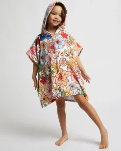 Towels|Toddlers*Topanga Flower Power Toddlers' Hooded Towel Multi