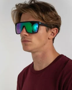 Sunglasses*Spy Flynn Sunglasses Black/green