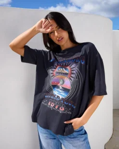 Outlet Focus Tour Oversized Fit T-Shirt Women Tops