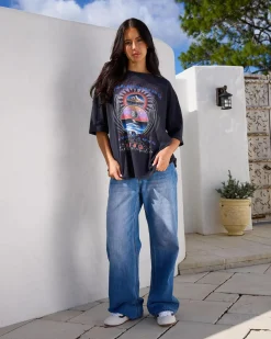 Outlet Focus Tour Oversized Fit T-Shirt Women Tops