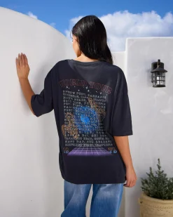 Outlet Focus Tour Oversized Fit T-Shirt Women Tops