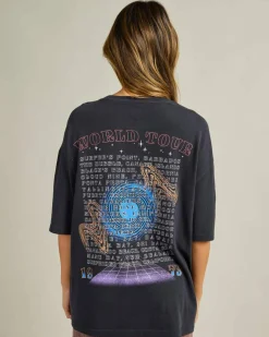 Outlet Focus Tour Oversized Fit T-Shirt Women Tops