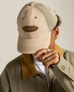 Headwear*EPOKHE Folklore Trucker Cap Heavy Wash Light Khaki