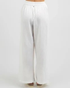 Bottoms*Billabong Follow Me Beach Pants White
