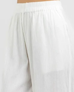 Bottoms*Billabong Follow Me Beach Pants White
