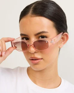 Sunglasses*Playboy Follow The Rabbit Sunglasses Pink/smoke