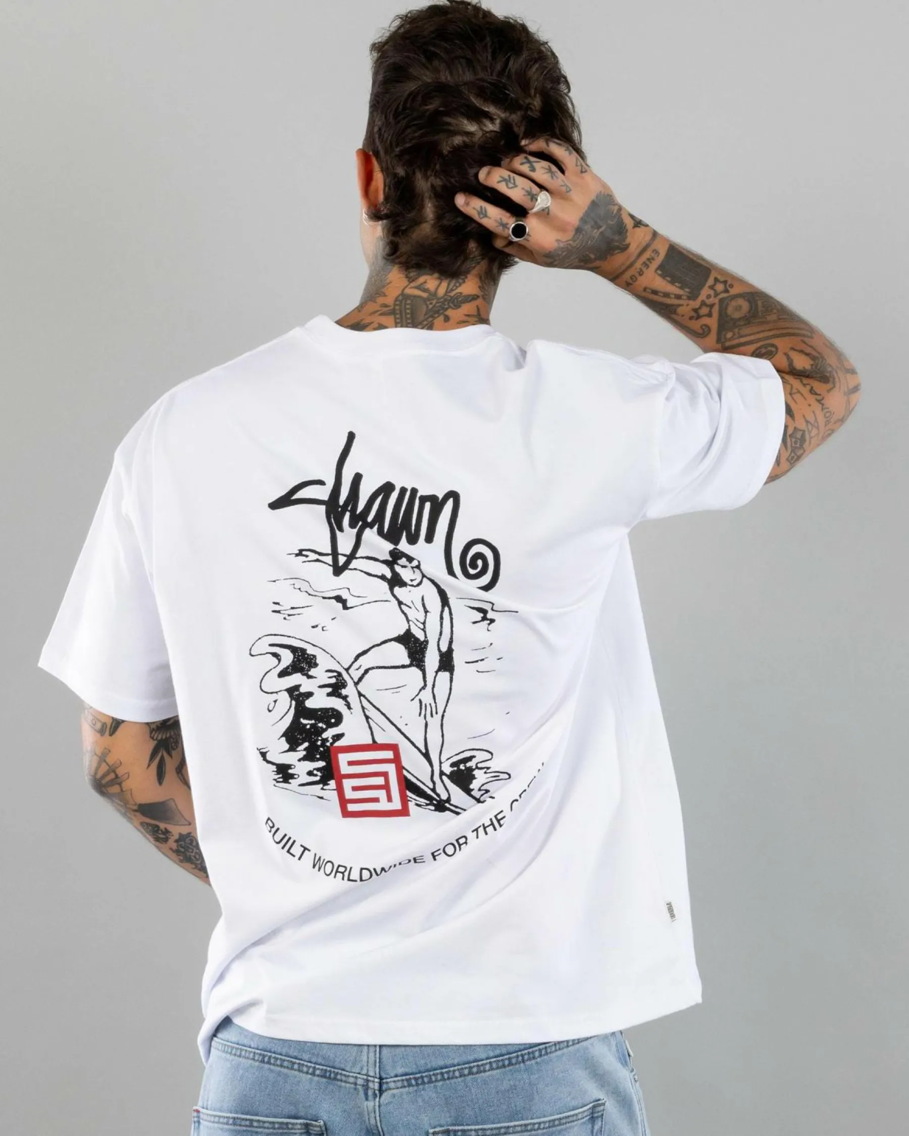 Tops & T-Shirts*S-Double For The Crew T-Shirt White