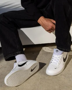 Sneakers*Nike Force 58 Premium Leather Shoes White/black-white-white