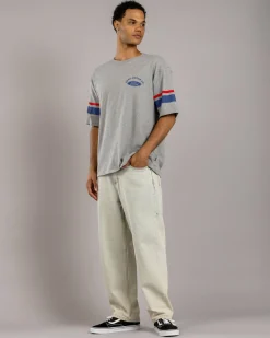 Tops & T-Shirts*Brixton Ford Truck Country Jersey T-Shirt Heather Grey