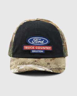 Headwear*Brixton Ford Truck Country Snapback Cap Burnt Rubber/camo