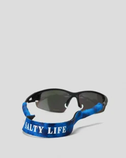 Sunglasses*Salty Life Forecast Sunglasses Strap Blue Mottle