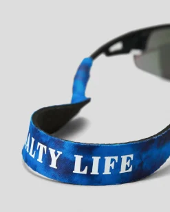 Sunglasses*Salty Life Forecast Sunglasses Strap Blue Mottle