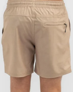 Shorts & Bottoms*Salty Life Formal Elastic Waist Shorts Tan