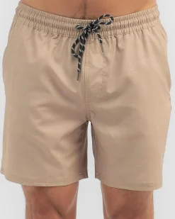 Shorts & Bottoms*Salty Life Formal Elastic Waist Shorts Tan