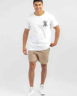 Shorts & Bottoms*Salty Life Formal Elastic Waist Shorts Tan