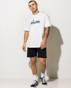 Tops & T-Shirts*Deus Ex Machina Four Seasons T-Shirt Vintage White