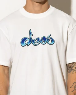 Tops & T-Shirts*Deus Ex Machina Four Seasons T-Shirt Vintage White
