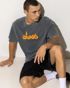 Tops & T-Shirts*Deus Ex Machina Four Seasons T-Shirt Anthracite
