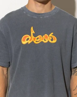 Tops & T-Shirts*Deus Ex Machina Four Seasons T-Shirt Anthracite