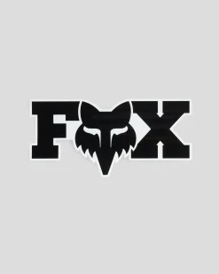 Gifts & Novelty|Gifts & Novelty*Fox Head 7" Sticker Black