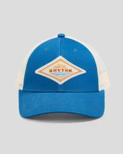 Headwear*Rhythm Frame Trucker Cap Blue