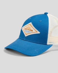 Headwear*Rhythm Frame Trucker Cap Blue