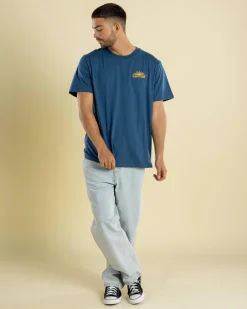 Tops & T-Shirts*Rhythm Frame T-Shirt Vintage Blue