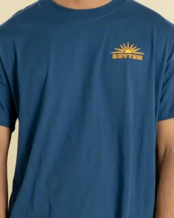 Tops & T-Shirts*Rhythm Frame T-Shirt Vintage Blue