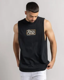 Tops & T-Shirts*RVCA Frame Up Muscle T-Shirt Black