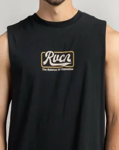 Tops & T-Shirts*RVCA Frame Up Muscle T-Shirt Black