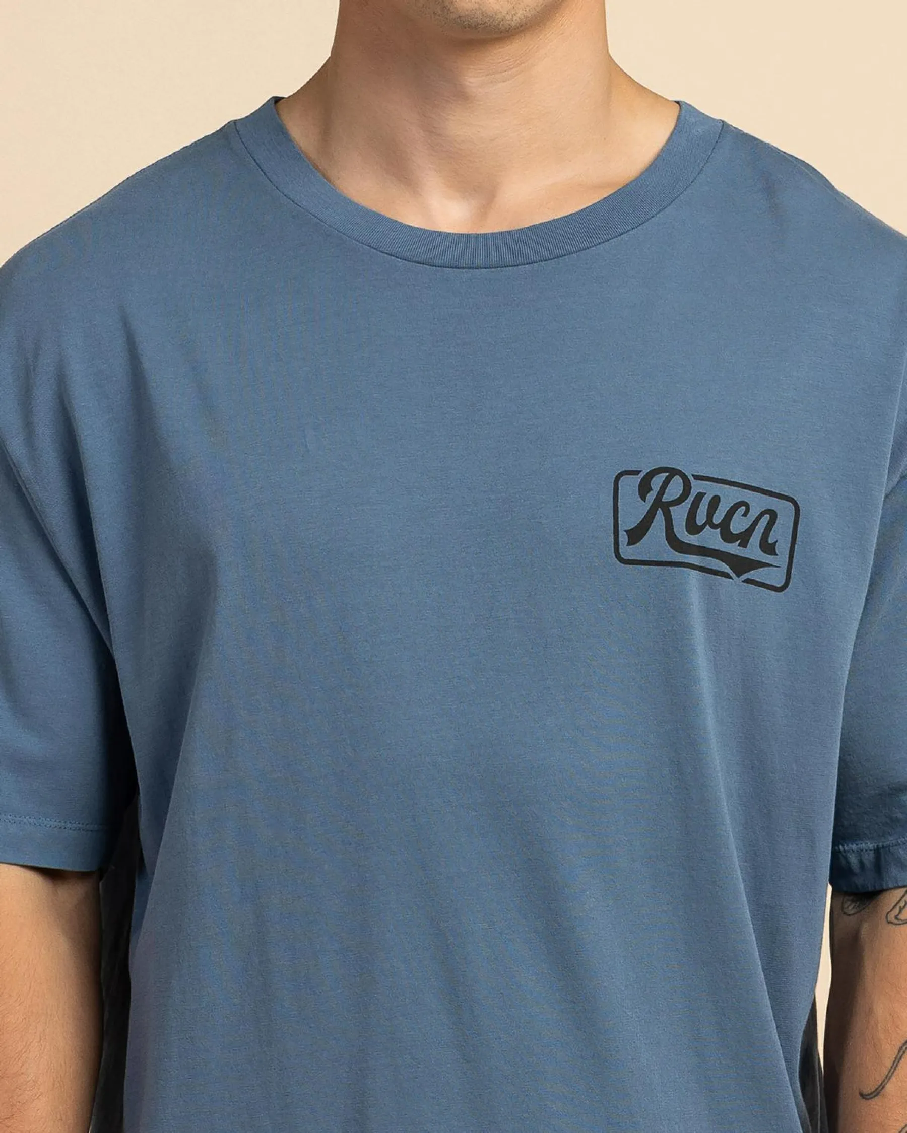 Tops & T-Shirts*RVCA Frame Up T-Shirt Vintage Navy