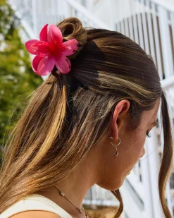 Beauty & Hair*Karyn In LA Frangipani Hair Claw Clip Pink