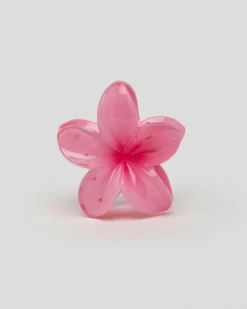 Beauty & Hair*Karyn In LA Frangipani Hair Claw Clip Pink