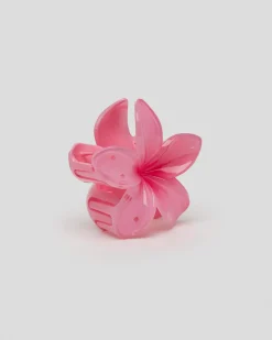 Beauty & Hair*Karyn In LA Frangipani Hair Claw Clip Pink