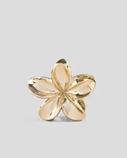 Face & Body*Karyn In LA Frangipani Hair Claw Clip Gold