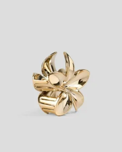 Face & Body*Karyn In LA Frangipani Hair Claw Clip Gold