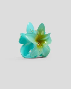 Beauty & Hair*Karyn In LA Frangipani Hair Claw Clip Blue