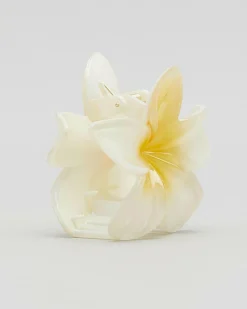 Beauty & Hair*Karyn In LA Frangipani Hair Claw Clip Coconut