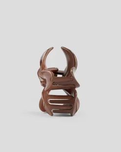 Face & Body*Karyn In LA Frangipani Hair Claw Clip Chocolate