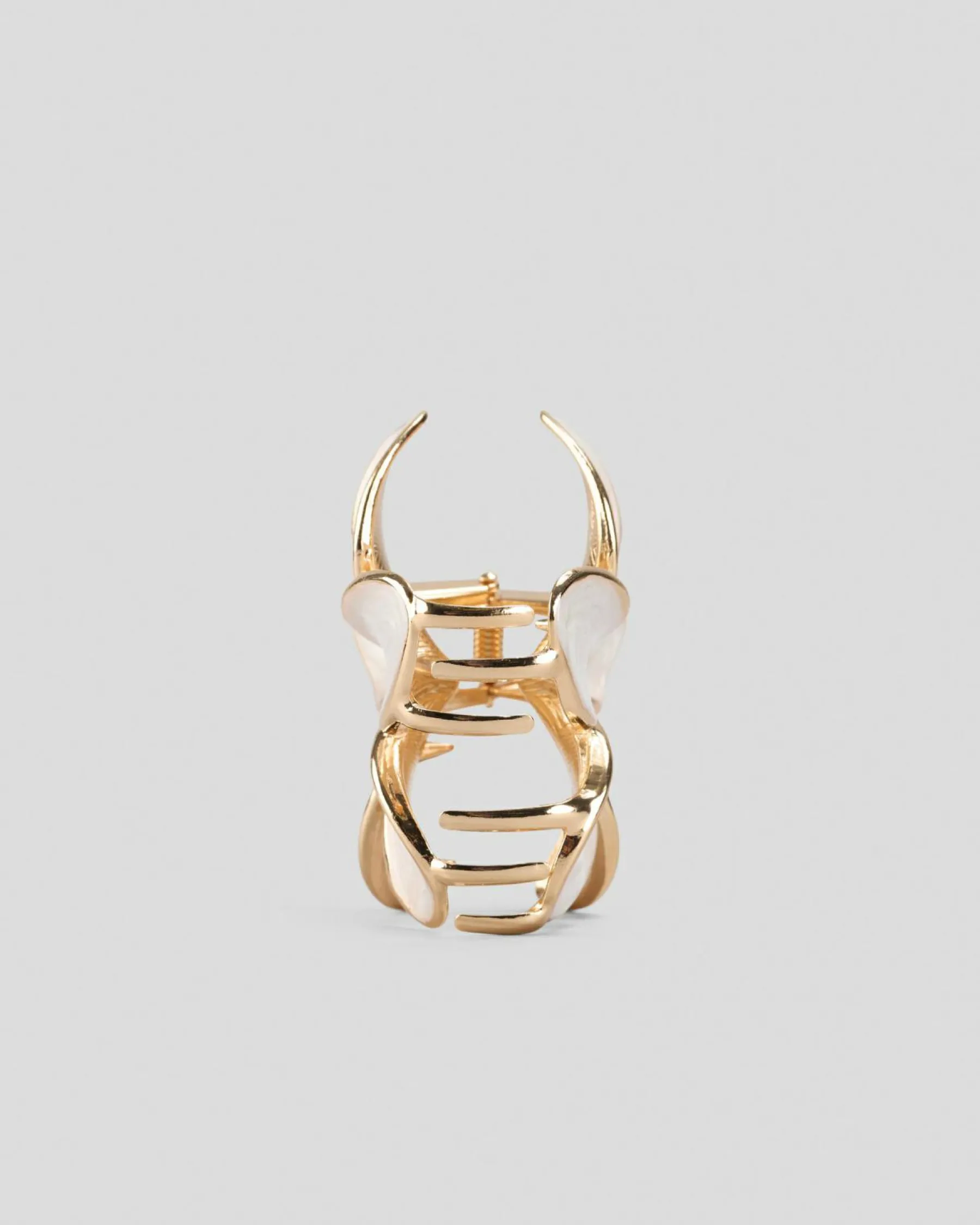 Face & Body*Karyn In LA Frangipani Pearl Hair Claw Clip Pearl/gold
