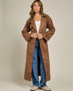 Frankie Faux Suede Coat Women Jackets & Coats