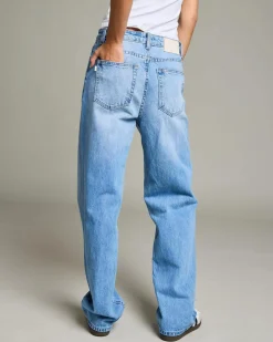 Denim|Bottoms*DESU Frankie Mom Jeans Blasted Mid Blue