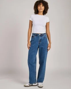 Denim|Bottoms*DESU Frankie Mom Jeans Heritage Dark Blue