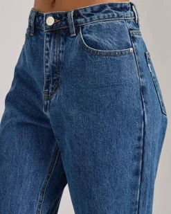 Denim|Bottoms*DESU Frankie Mom Jeans Heritage Dark Blue