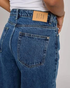 Denim|Bottoms*DESU Frankie Mom Jeans Heritage Dark Blue
