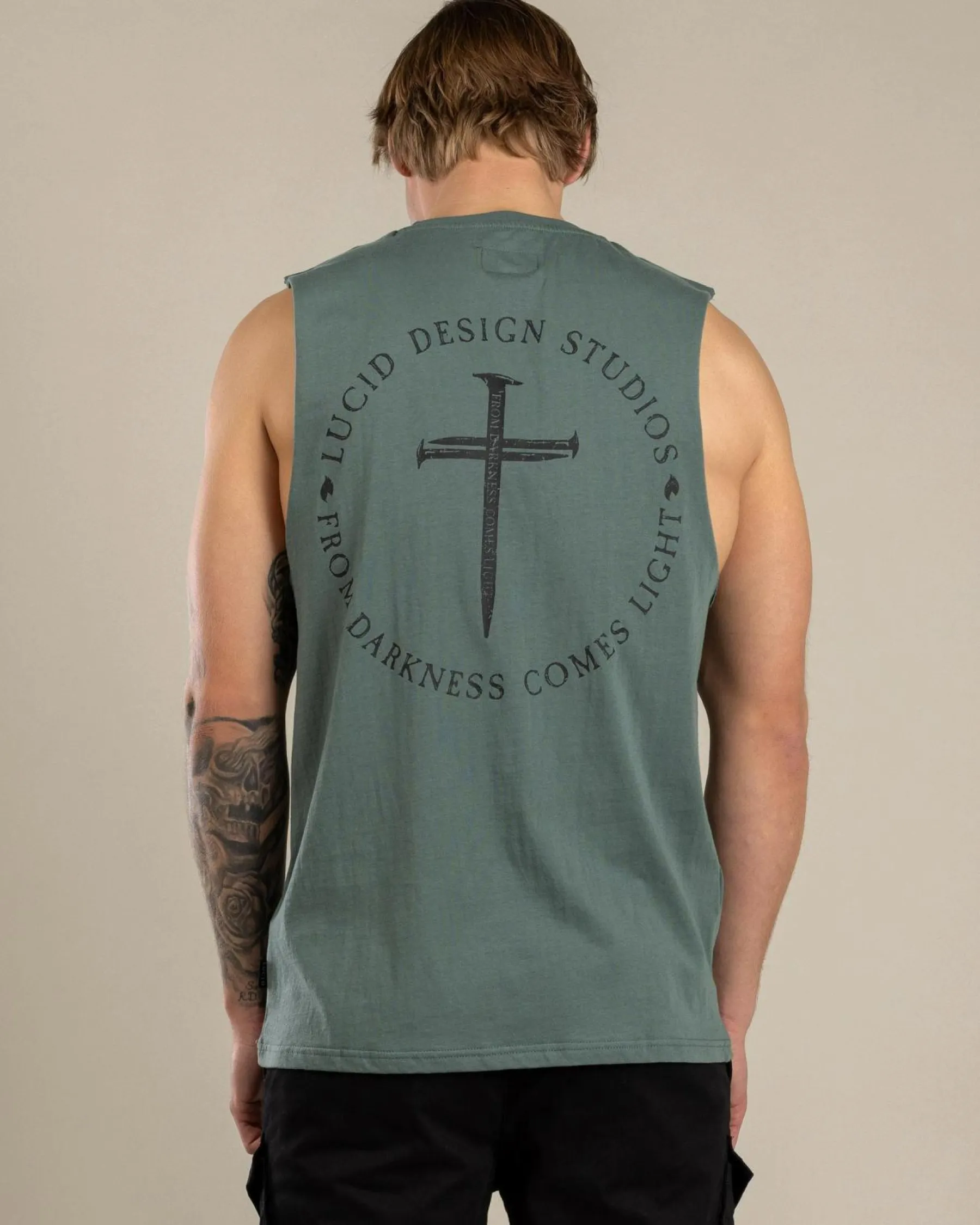Tops & T-Shirts*Lucid Fray Muscle Tank Green