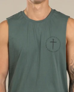 Tops & T-Shirts*Lucid Fray Muscle Tank Green