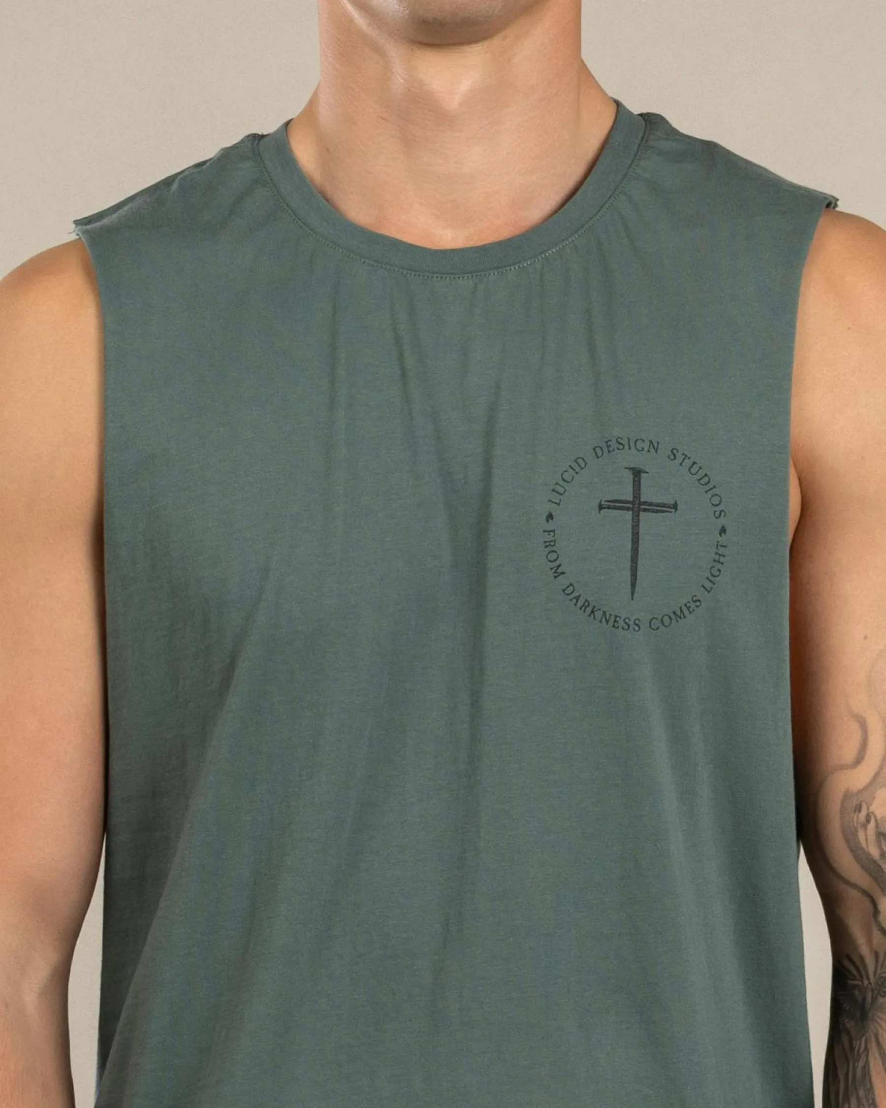 Tops & T-Shirts*Lucid Fray Muscle Tank Green
